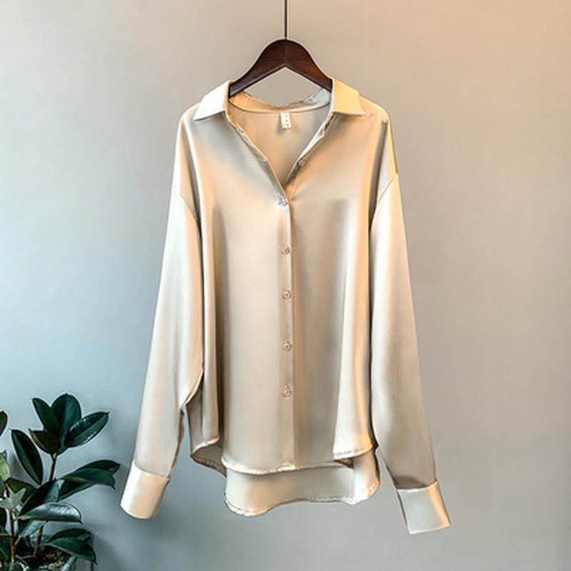 Camisa de Cetim para mulher