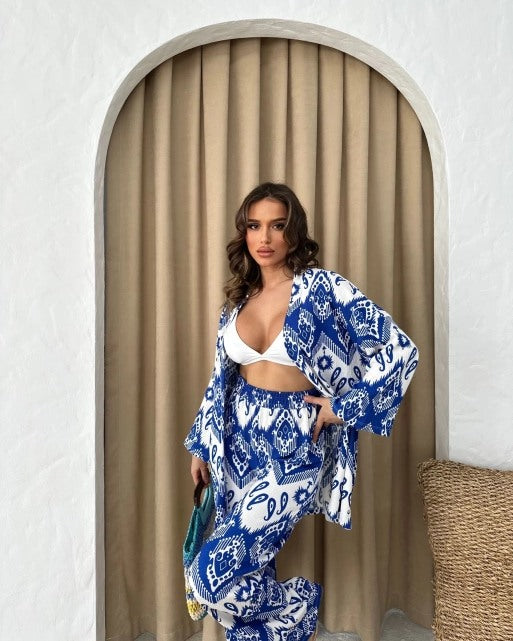 Conjunto De Quimono Estampado