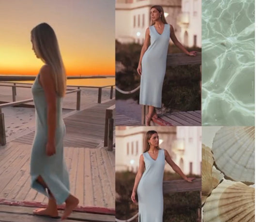 Vestido de malha