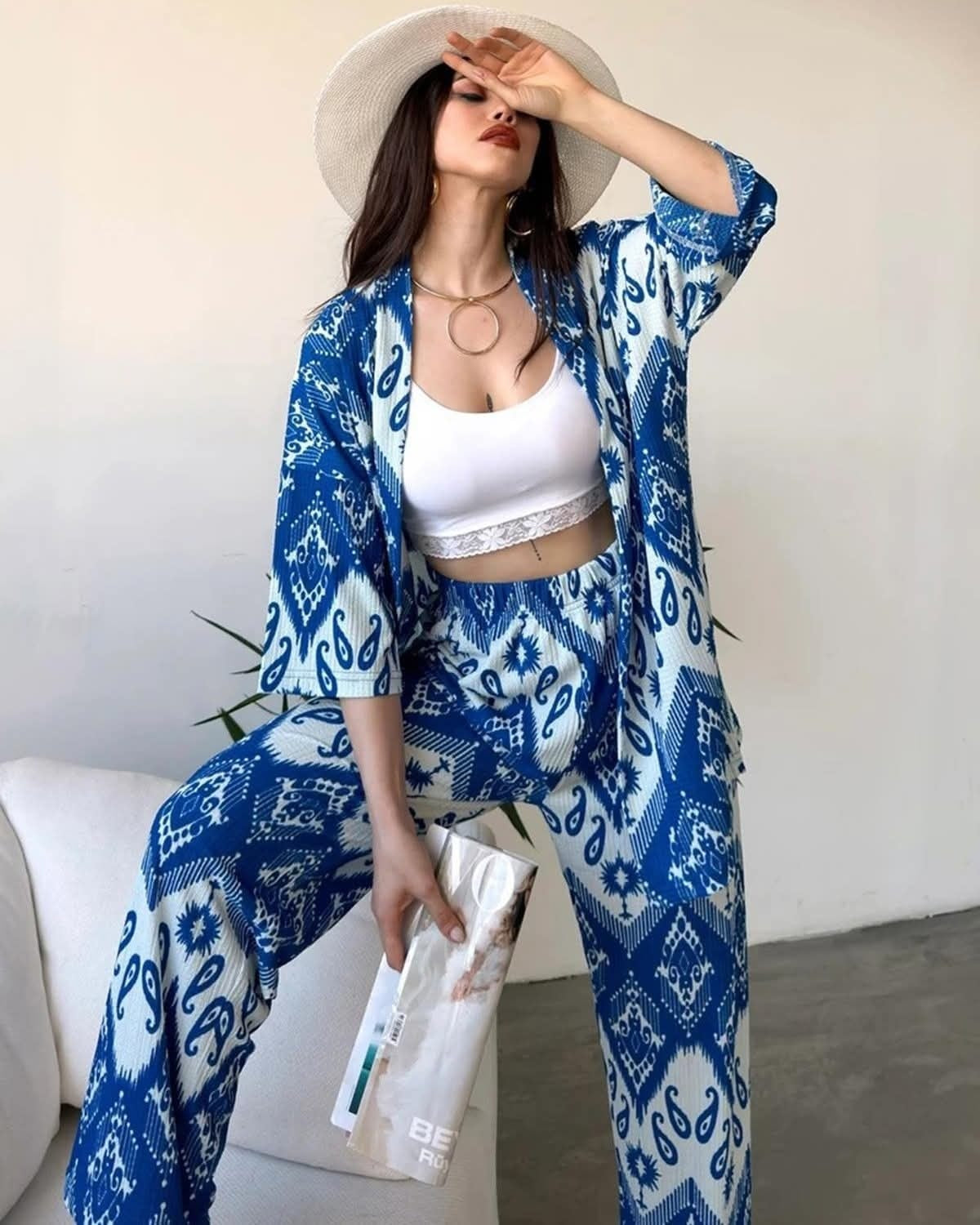 Conjunto De Quimono Estampado