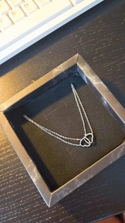 Pulseira Duplo Coração